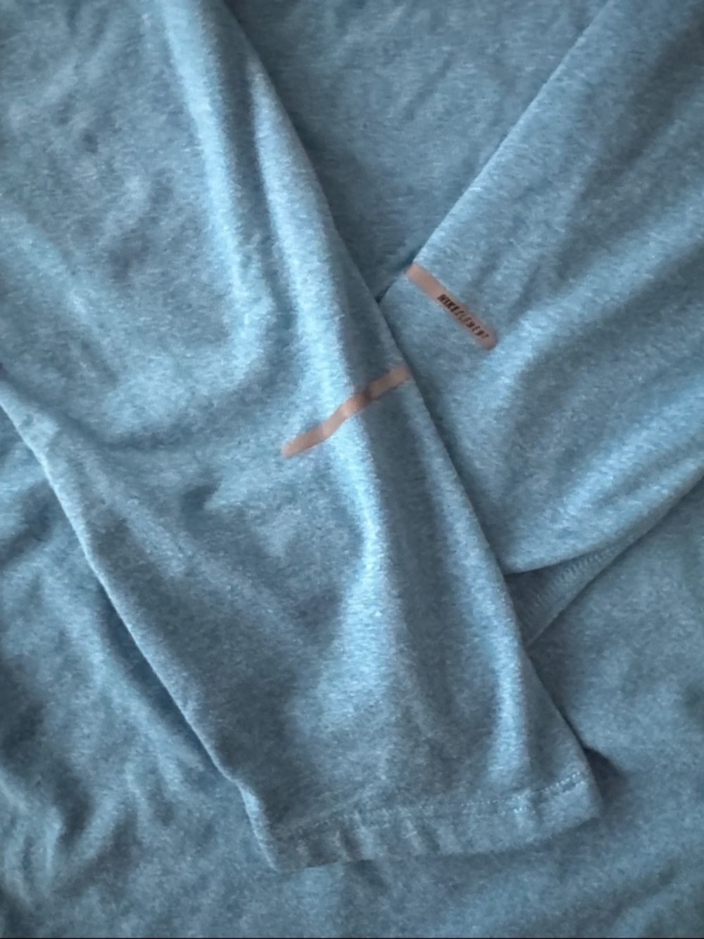 Nike Dri-FIT Blue Heather Running Top - Picture 5 of 9